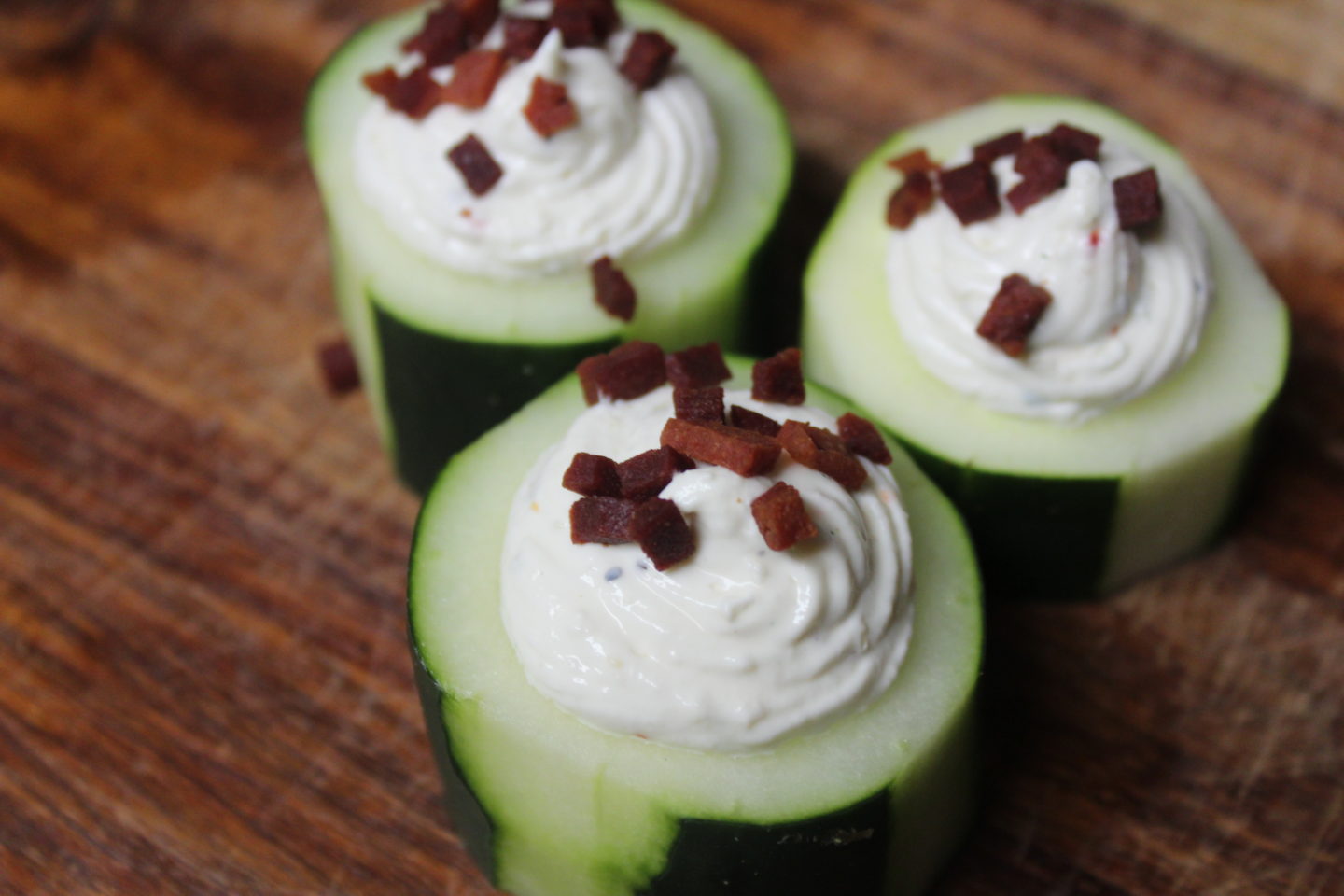 Cream Cheese Cucumber Bites