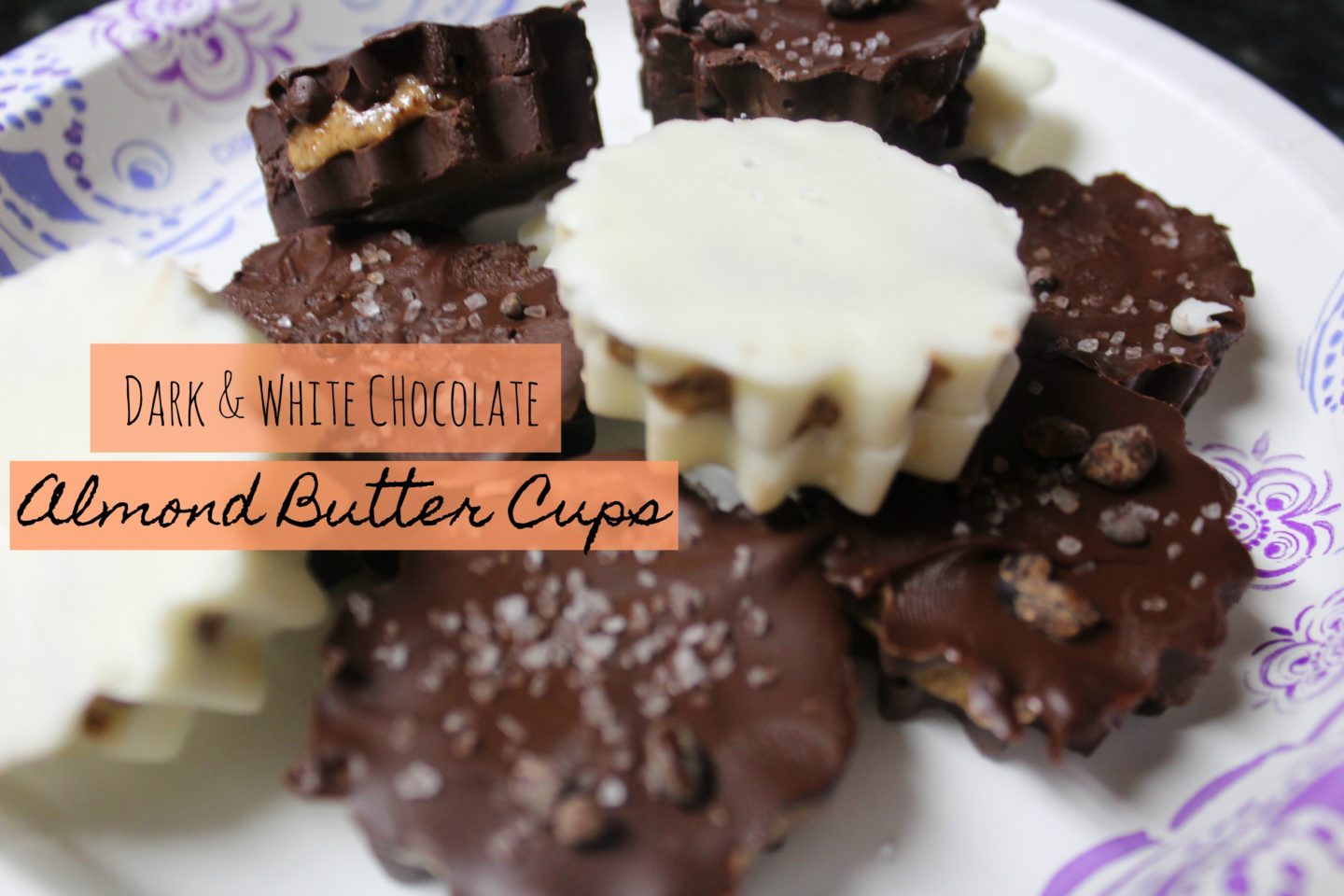 Dark & White Chocolate Almond Butter Cups